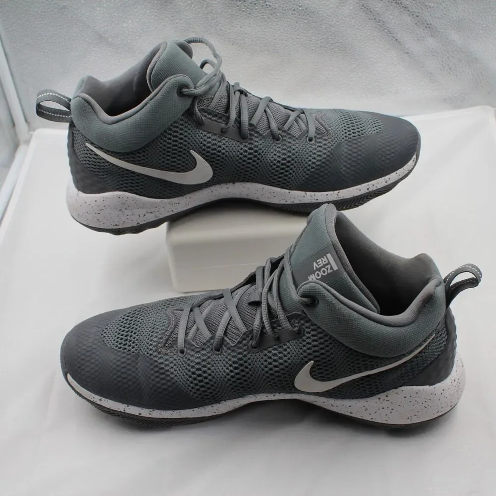 Nike Zoom Rev 2017 Basketball Shoes Grey/White Size 13 Excellent Condition